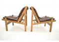 Pair of Hunter chairs designed by Torbjorn Afdal for Bruksbo.