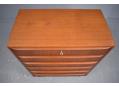 Storage chest with 6 drawers for use in the bedroom or office.