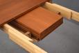Nils Jonsson design OVE dinign table in vintage teak produced by Troeds