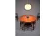Midcentury teak extendable dining table set made by Frem Rojle - view 11