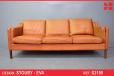 Vintage Ox-leather EVA 3 seater sofa by Stouby - view 1