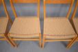Vintage beech frame dining chair produced 1956 by DUX