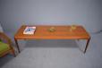 Henry Klein design teak coffee table with rosewood inlaid corners - view 8