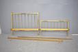 Large single bed with brass frame produced by Hastens, Sweden - view 7