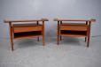 Pair of RARE teak Arne Vodder design bedside tables produced by Sibast