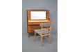 Midcentury Danish design teak bureau with 4 drawers