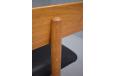 Fredericia production shaker bench in vintage oak with new leather seat