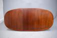 Vintage oval top dining table produced by Rasmus - view 8