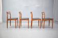 Classic micentury danish design chair frames with signiture Johannes Andersen cut out back rests