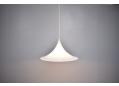 Beautiful white acrylic pendant light, 1970s Danish design.