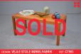 Vintage parquet top coffee table in teak | Vejle Stole Mobelfabrik - view 1