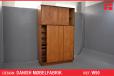 Spacious 3-door wardrobe in vintage teak - view 1