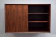 Vintage rosewood sliding door base cabinet | CADO SPARES - view 6