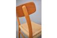 Hans J Wegner 1950 design model CH23 dining chairs with NEW woven papercord seats 