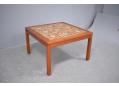 1970s teak lounge table with tiled for hard wear.  
