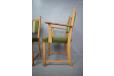 Set of 8 solid oak antique dining chairs produced 1970s by Nyrup Mobelfabrik