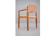 Vintage teak armchair with pink upholstery by BRAMIN - view 9