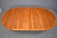 1970s Danish production vintage teak round dining table for sale