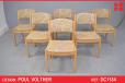 Poul Volther set of 6 Vintage light oak dining chairs - view 1