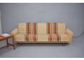 Retro Danish sofa with lovley checkered fabric 