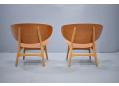 Very elegant and almost sculpture chair designed by Hans Wegner
