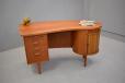 Kai Kristiansen teak desk produced by Felballes mobelfabrik
