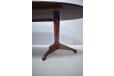Extendable base with double tri-pod pedestal legs in rosewood