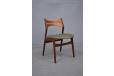 Vintage teak dining chair design by Erik Buck | Model 301 - view 3