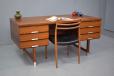Vintage rosewood desk produced in 1968 by Eigil Pedersen