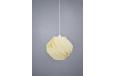 Late 1960s pendant light made with plastic foil 