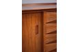 Arne Vodder design roswood sideboard with 6 drawers produced by Sibast