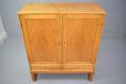 Master Danish Cabinetmaker production solid oak storage cabinet for sale