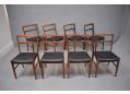Vintage rosewood dining chairs, Johannes Andersen design