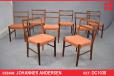 Johannes Andersen 8 vintage rosewood dining chairs | BPS mobler  - view 1