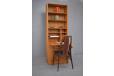Vintage oak wall unit with drop-down writing are made by Poul hundevad - view 10