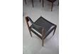 Set of 6 rosewood and black leather dining chairs by Danish Mobelfabrik - view 11