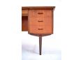 1960s Danish desk with 3 drawers in elegant design.