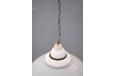 Vintage pendant light with double opeline glass shades  - view 10