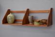 RARE Vintage wall-mounted shelf in beech | Borge Mogensen - view 4