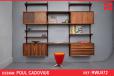 Vintage 3-Bay CADO system in rosewood | Poul Cadovius Design - view 1