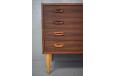 Vinatge rosewood hall chest with 4 drawers made in Denmark