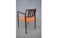 Elegant Danish design armchair from J l Moller 