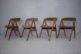 Theodore Harlev design midcentury teak chairs model 205 farstrup mobelfabrik 
