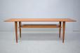 Model FD516 Solid teak coffee table with cane shelf | Hvidt & Molgaard - view 3