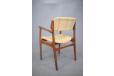 Vintage teak frame model OD50 chair with original upholstery by Erik Buch