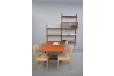 modular teak 2 bay royal system with drop leaf dining table for sale
