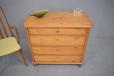 Antique solid elm timber chest of drawers | 1850s - view 2