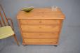 Solid elm chest of drawers produced 1850s by Danish Cabinetmaker