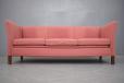 1950s design box frame sofa with sprung cushions