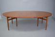 Arne Vodder design oval teak dining table - Model 212
